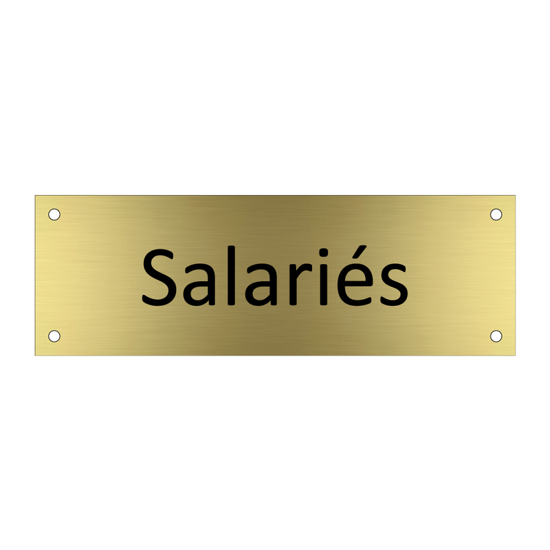 Salariés & Salariés & Salariés