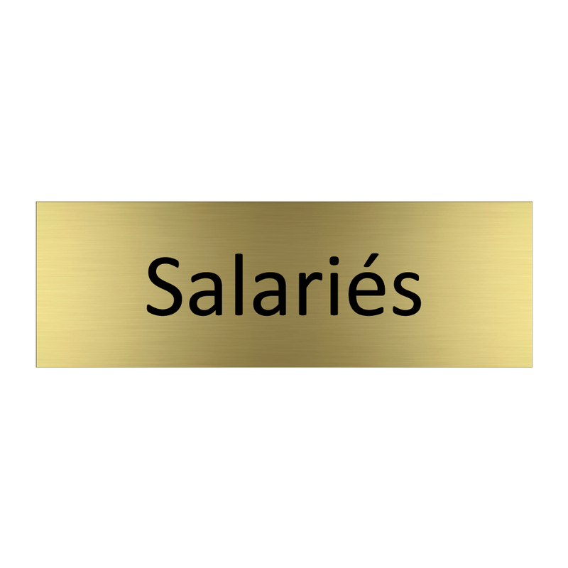 Salariés & Salariés & Salariés & Salariés & Salariés & Salariés