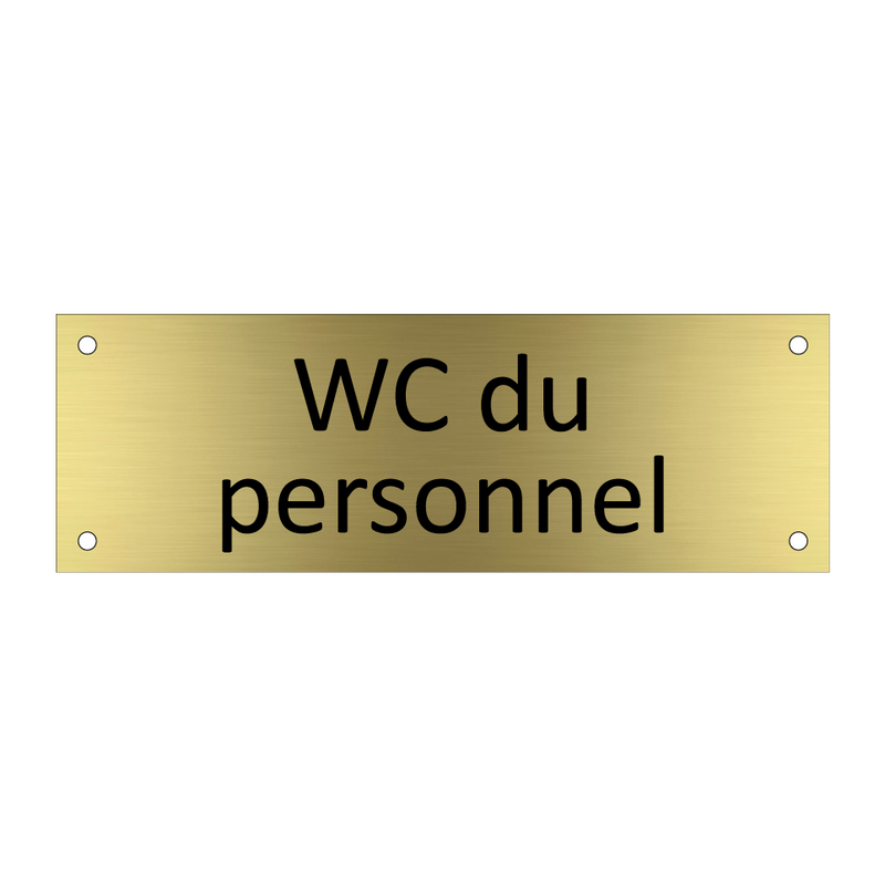 WC du personnel