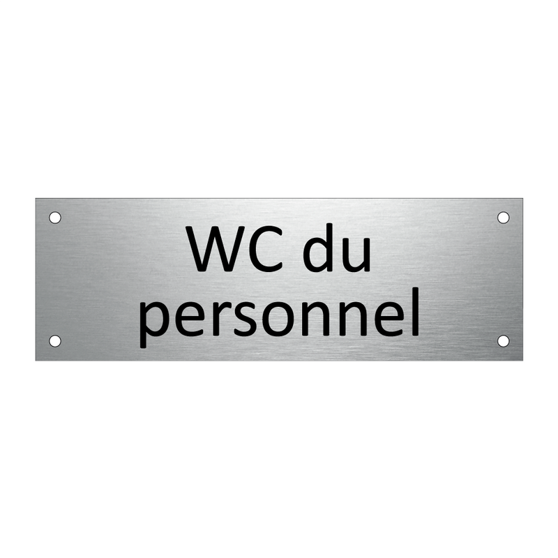 WC du personnel