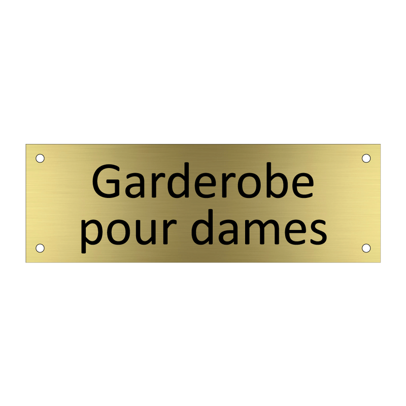 Garderobe pour dames