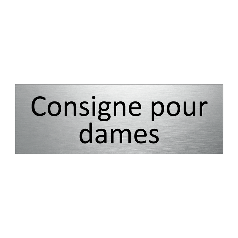 Consigne pour dames