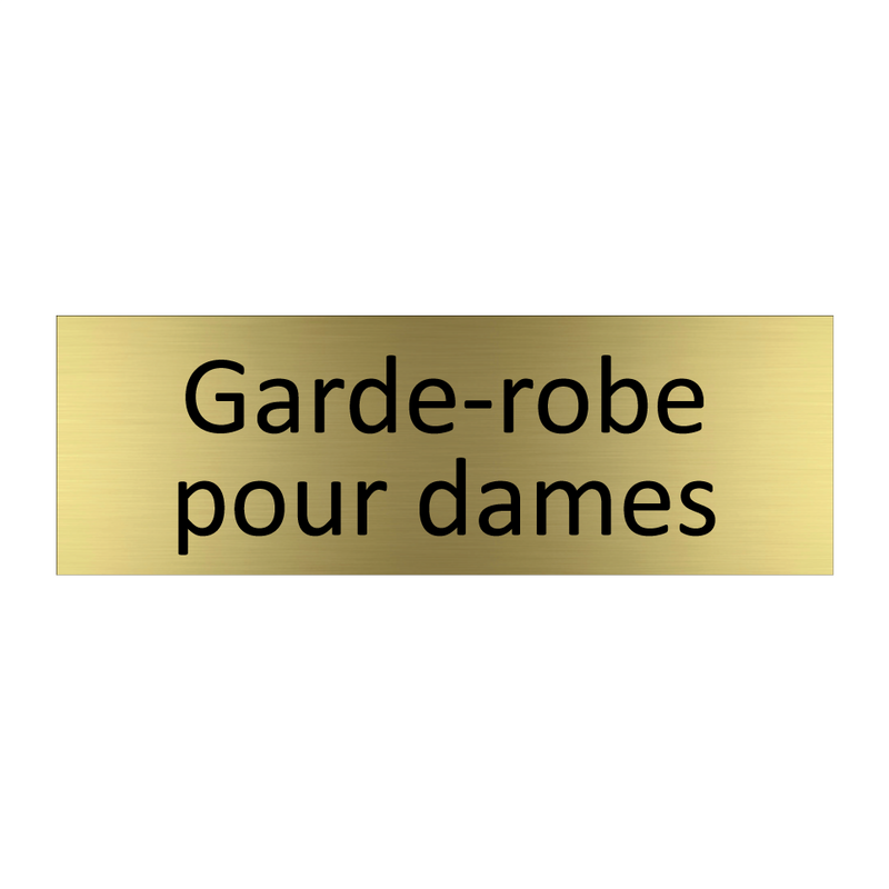 Garde-robe pour dames