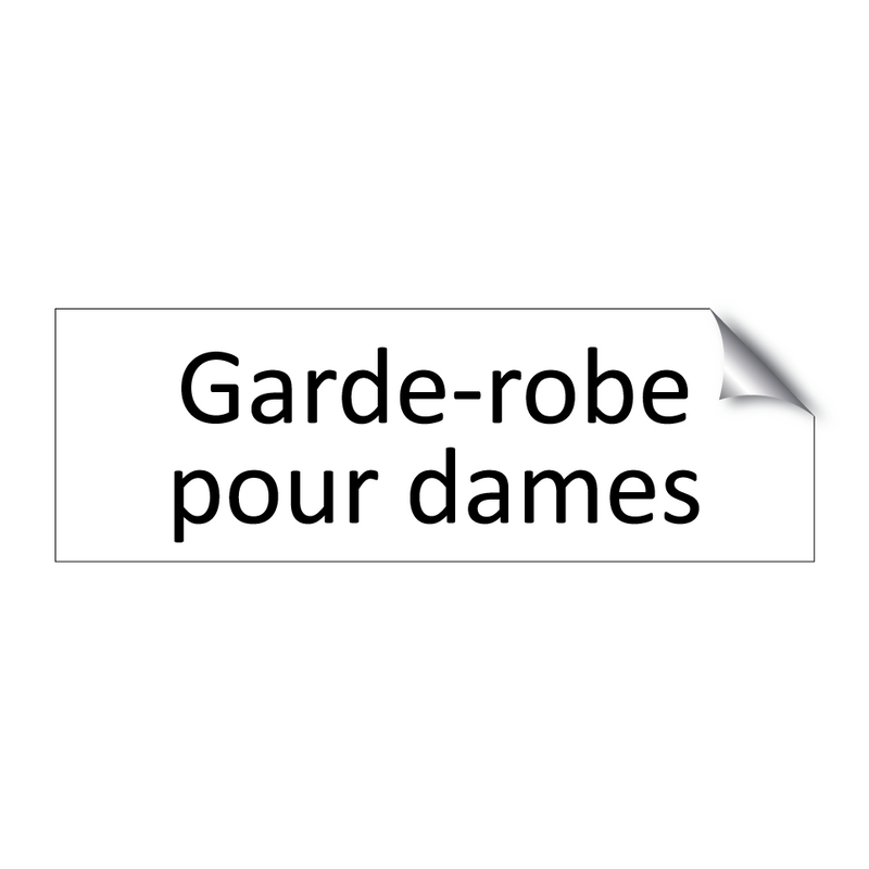 Garde-robe pour dames