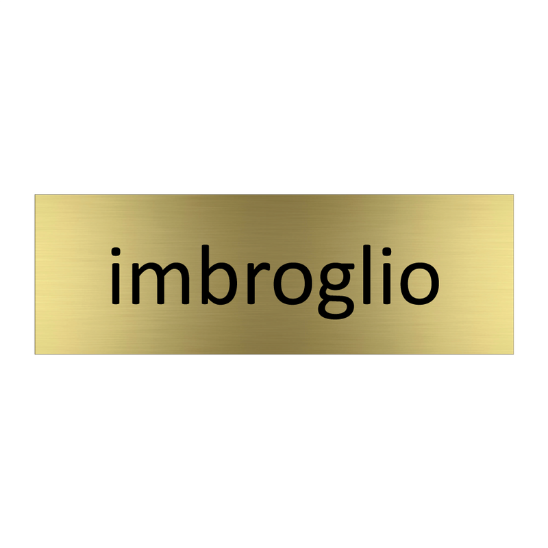 imbroglio & imbroglio & imbroglio & imbroglio & imbroglio & imbroglio