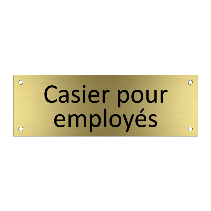 Casier pour employés