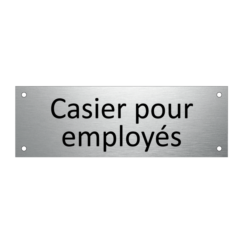 Casier pour employés