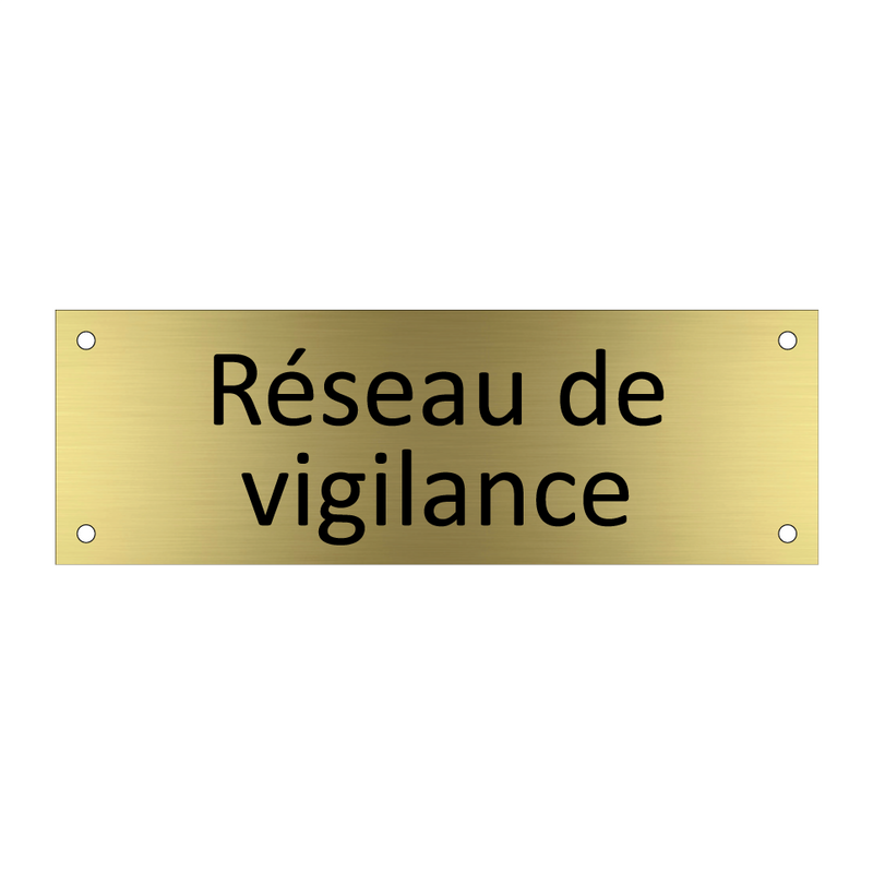 Réseau de vigilance