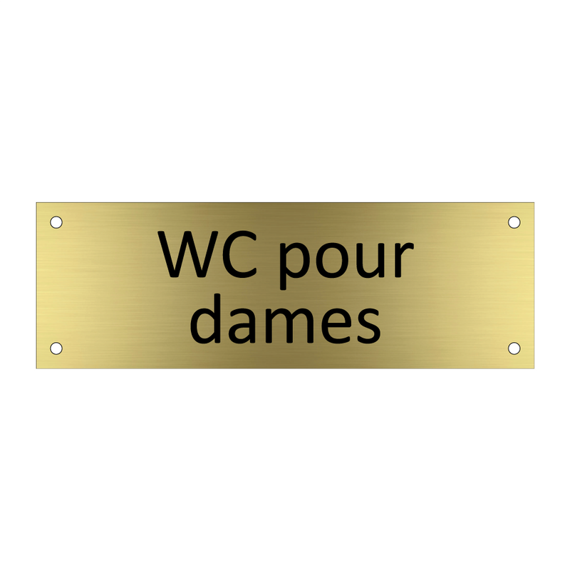 WC pour dames