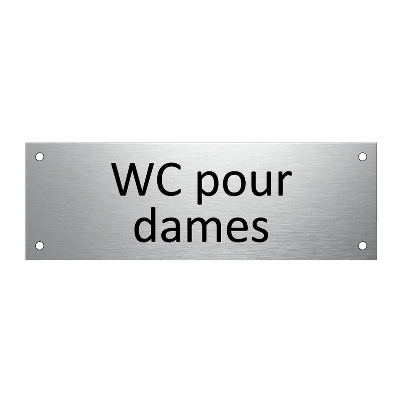 WC pour dames