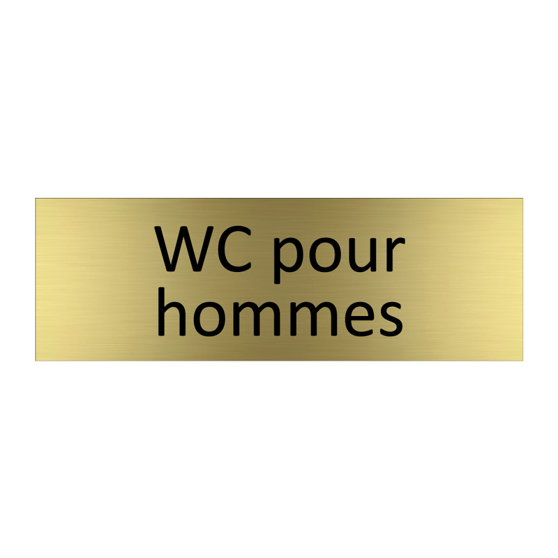 WC pour hommes