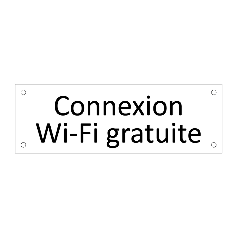 Connexion Wi-Fi gratuite