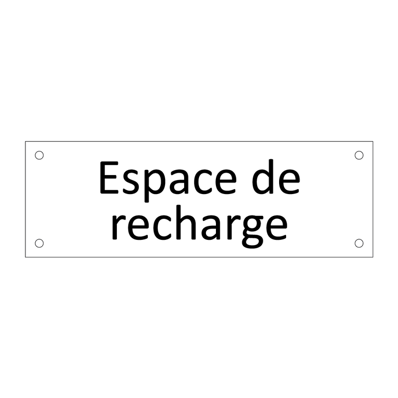 Espace de recharge