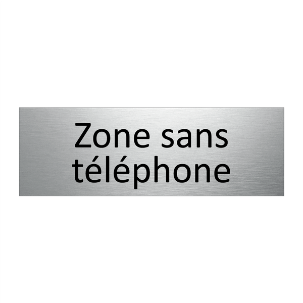 Zone sans téléphone