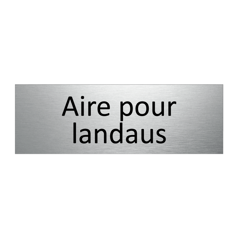 Aire pour landaus