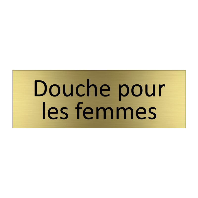 Douche pour les femmes