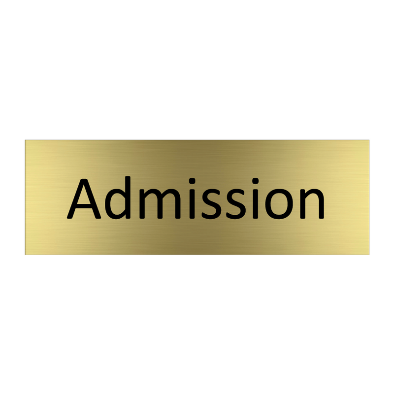 Admission & Admission & Admission & Admission & Admission & Admission