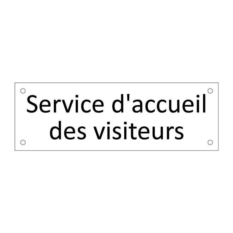 Service d'accueil des visiteurs