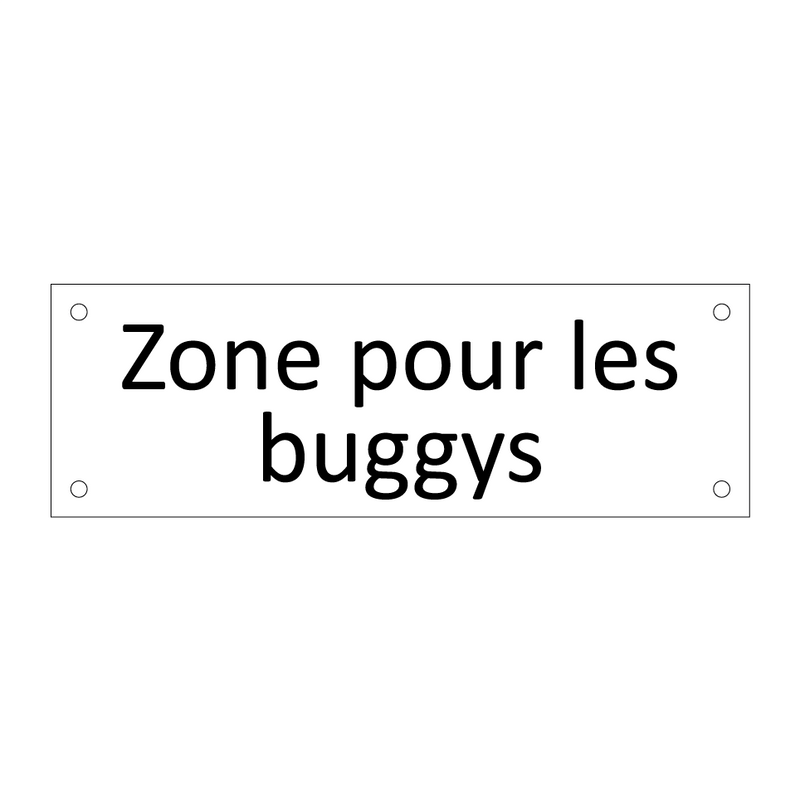 Zone pour les buggys