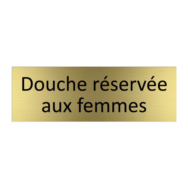 Douche réservée aux femmes