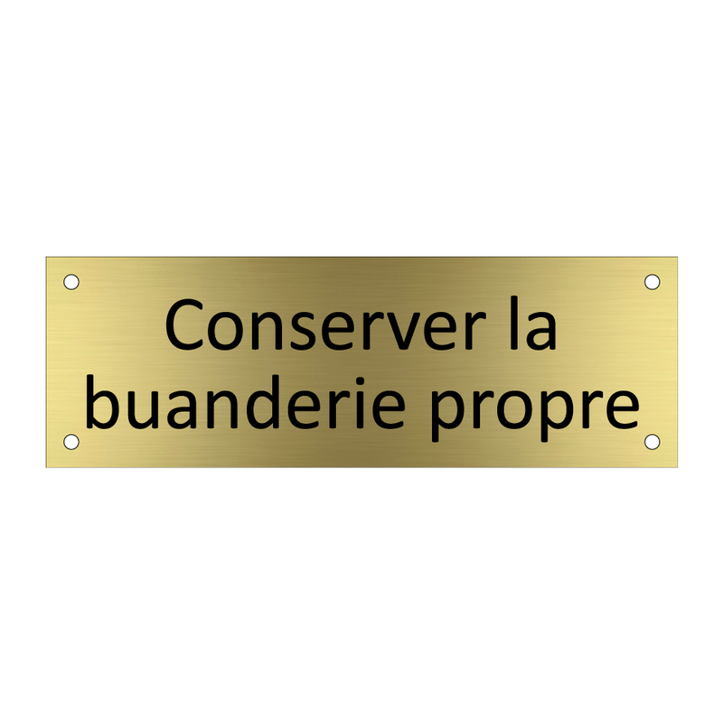 Conserver la buanderie propre