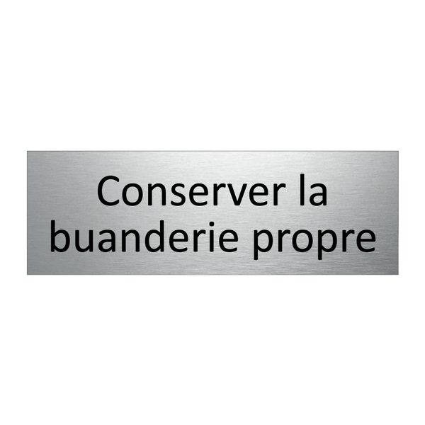 Conserver la buanderie propre