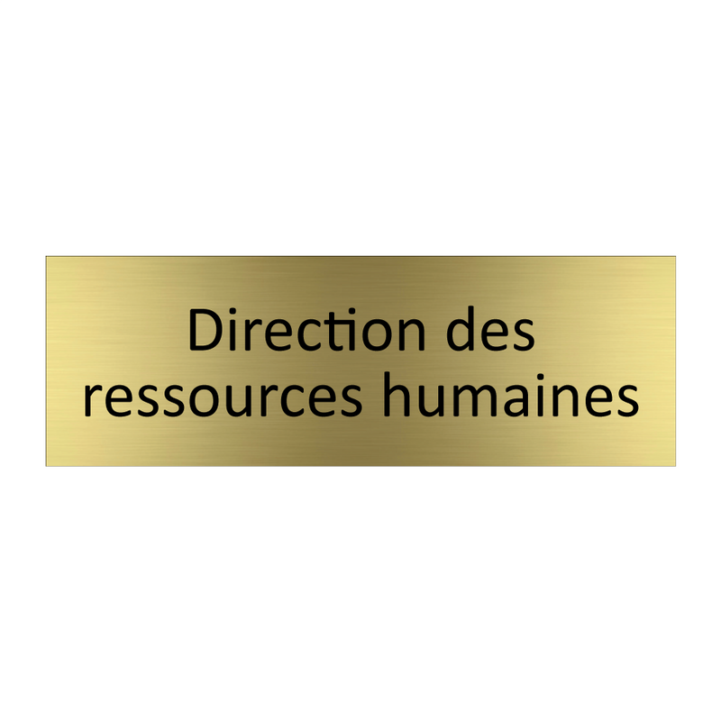 Direction des ressources humaines