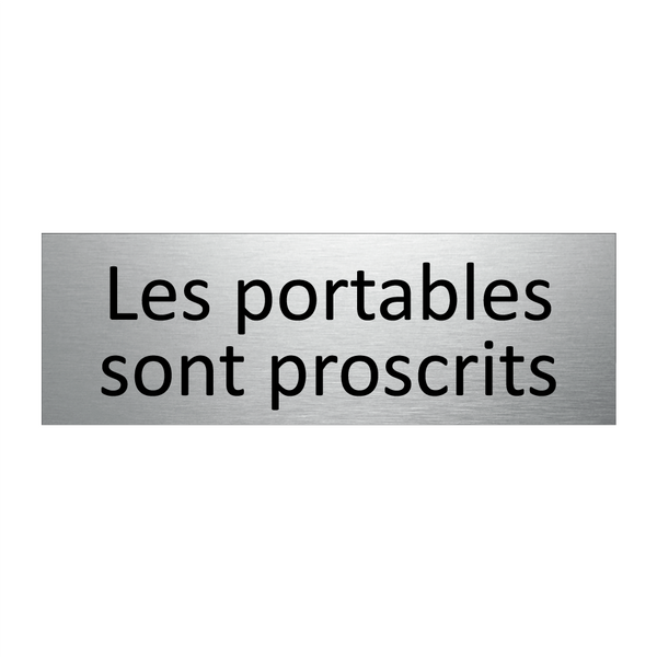 Les portables sont proscrits