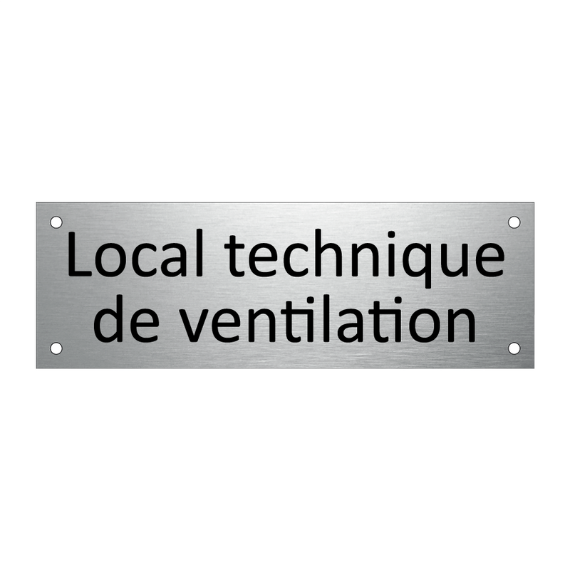 Local technique de ventilation