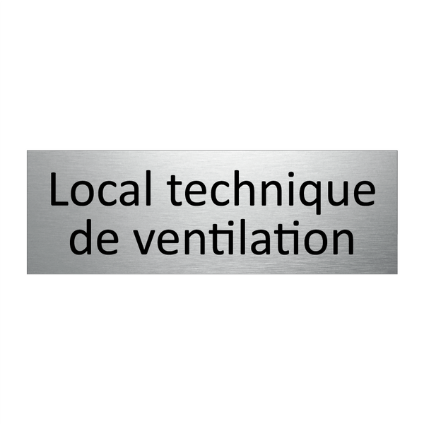 Local technique de ventilation