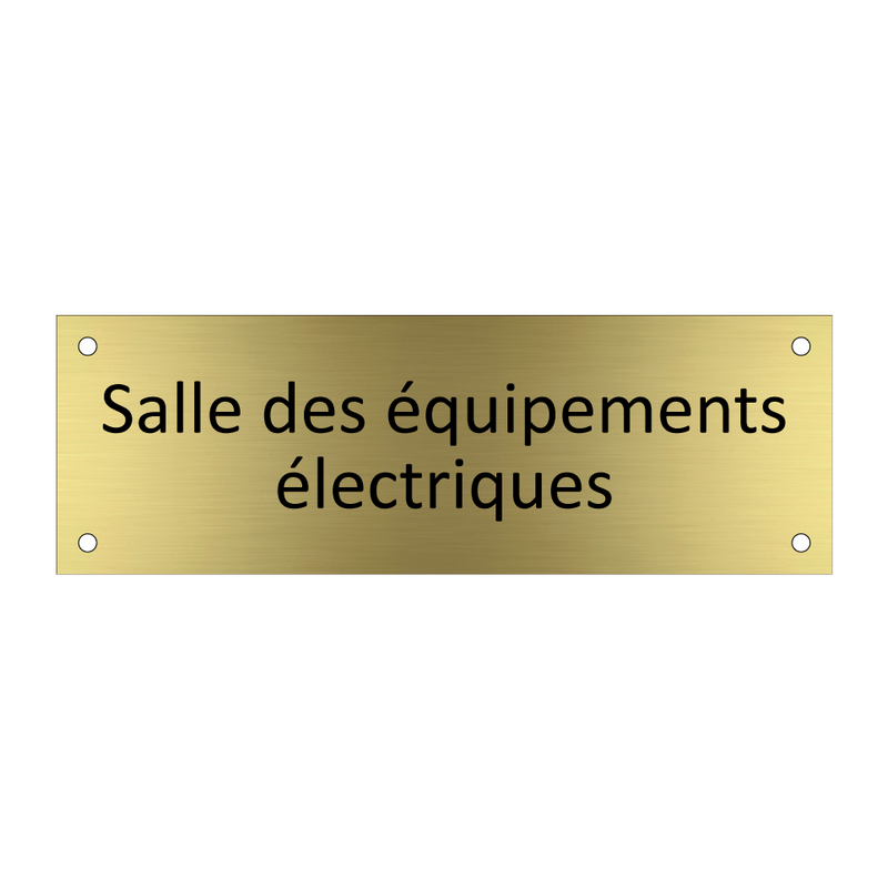 Salle des équipements électriques