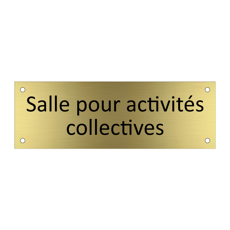 Salle pour activités collectives