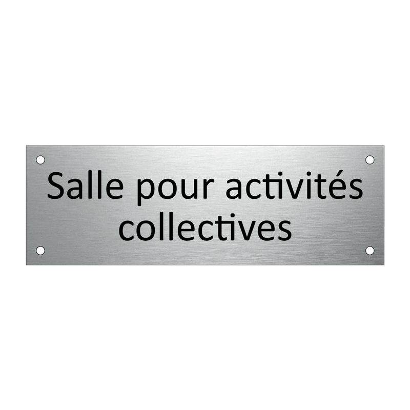 Salle pour activités collectives