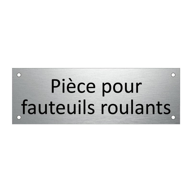 Pièce pour fauteuils roulants