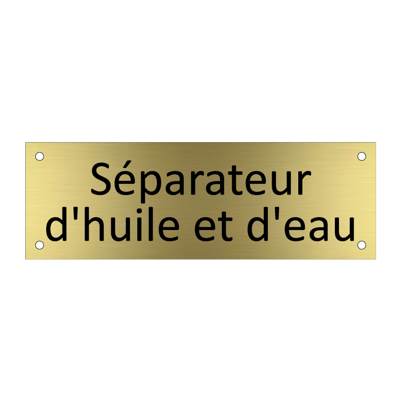 Séparateur d'huile et d'eau