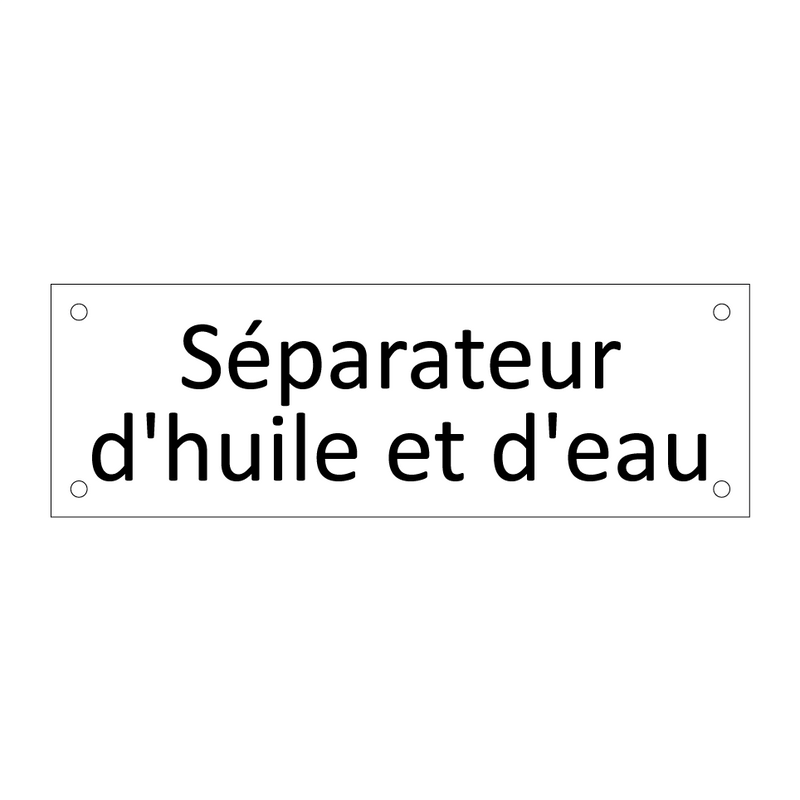 Séparateur d'huile et d'eau