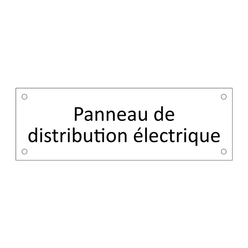 Panneau de distribution électrique