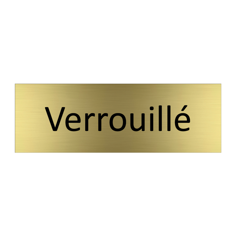 Verrouillé