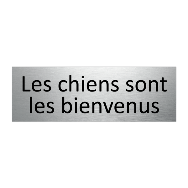 Les chiens sont les bienvenus