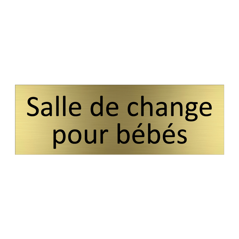 Salle de change pour bébés