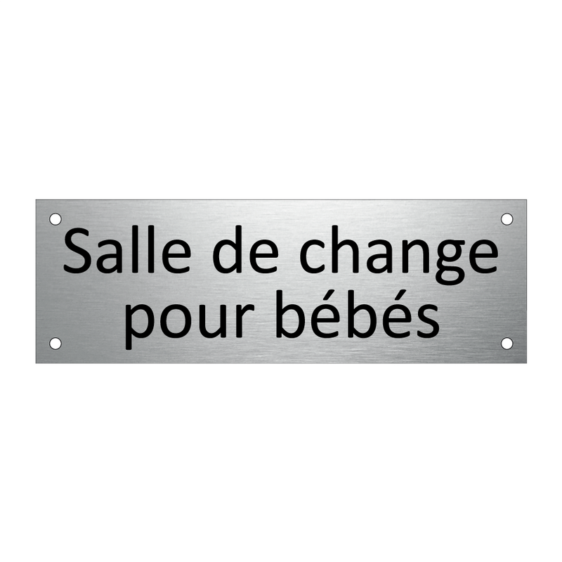 Salle de change pour bébés