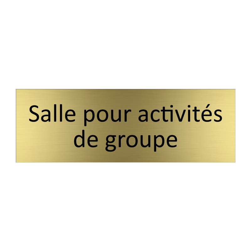 Salle pour activités de groupe