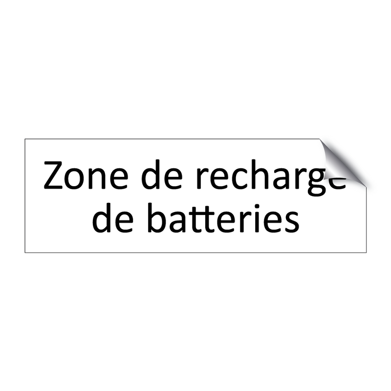 Zone de recharge de batteries