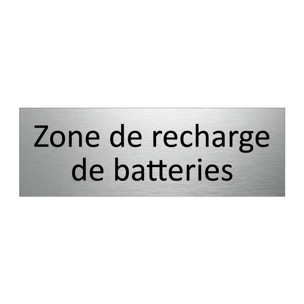 Zone de recharge de batteries