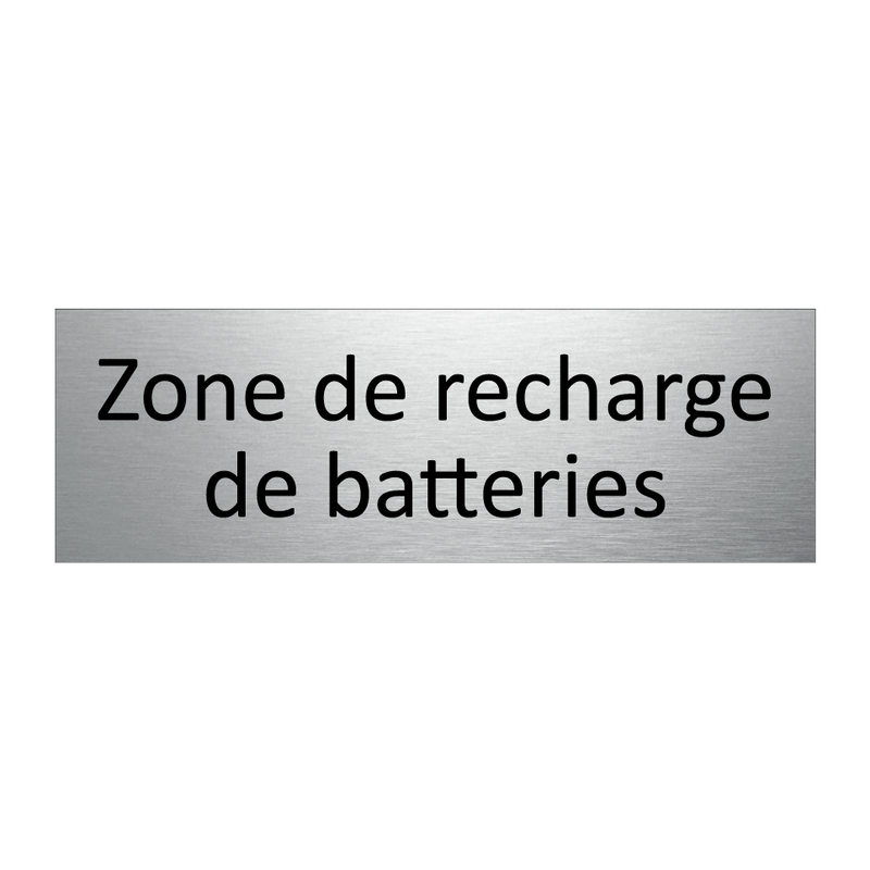 Zone de recharge de batteries