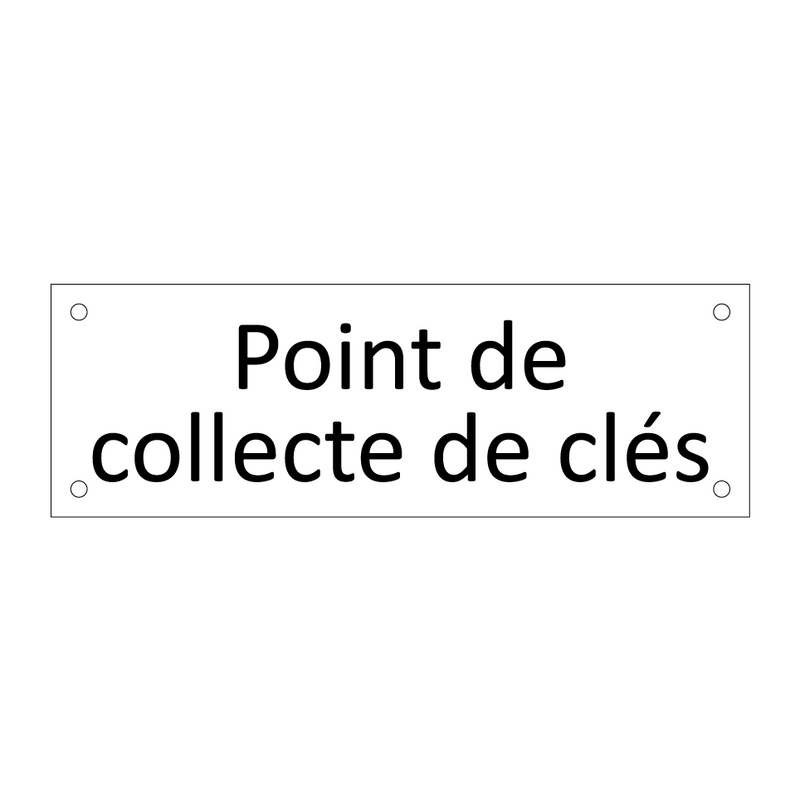 Point de collecte de clés