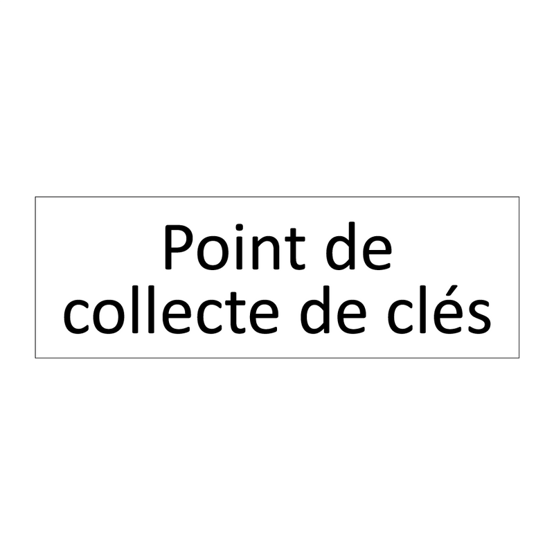 Point de collecte de clés