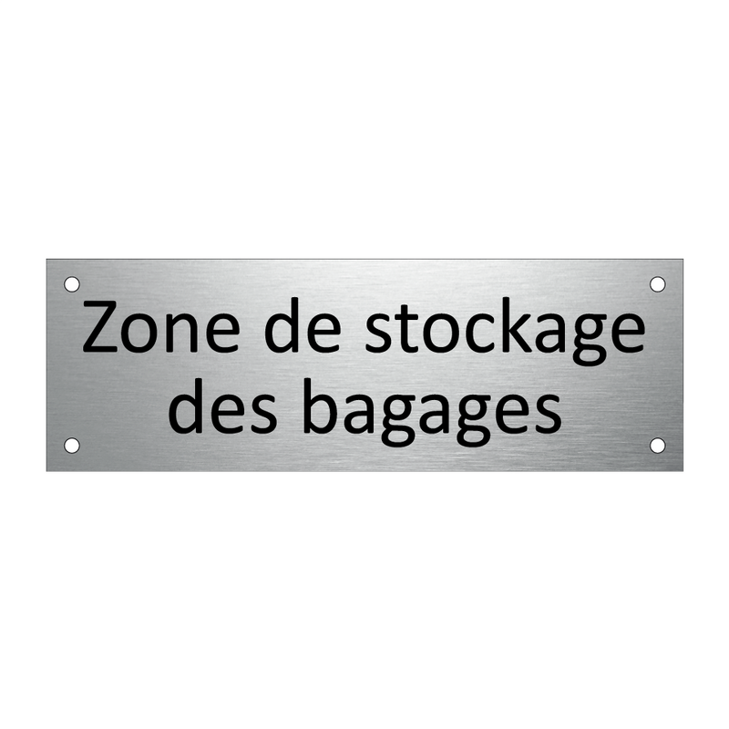 Zone de stockage des bagages