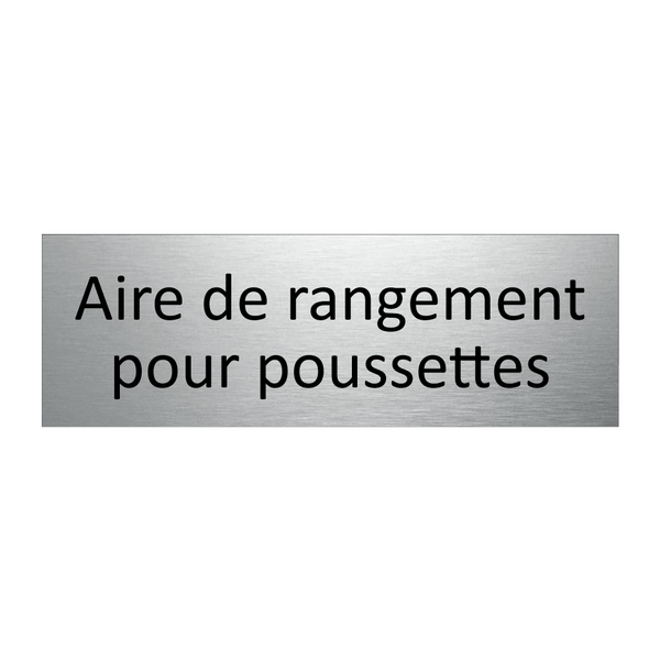 Aire de rangement pour poussettes