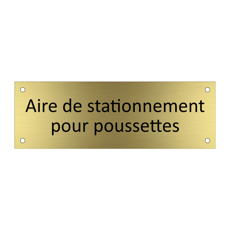 Aire de stationnement pour poussettes